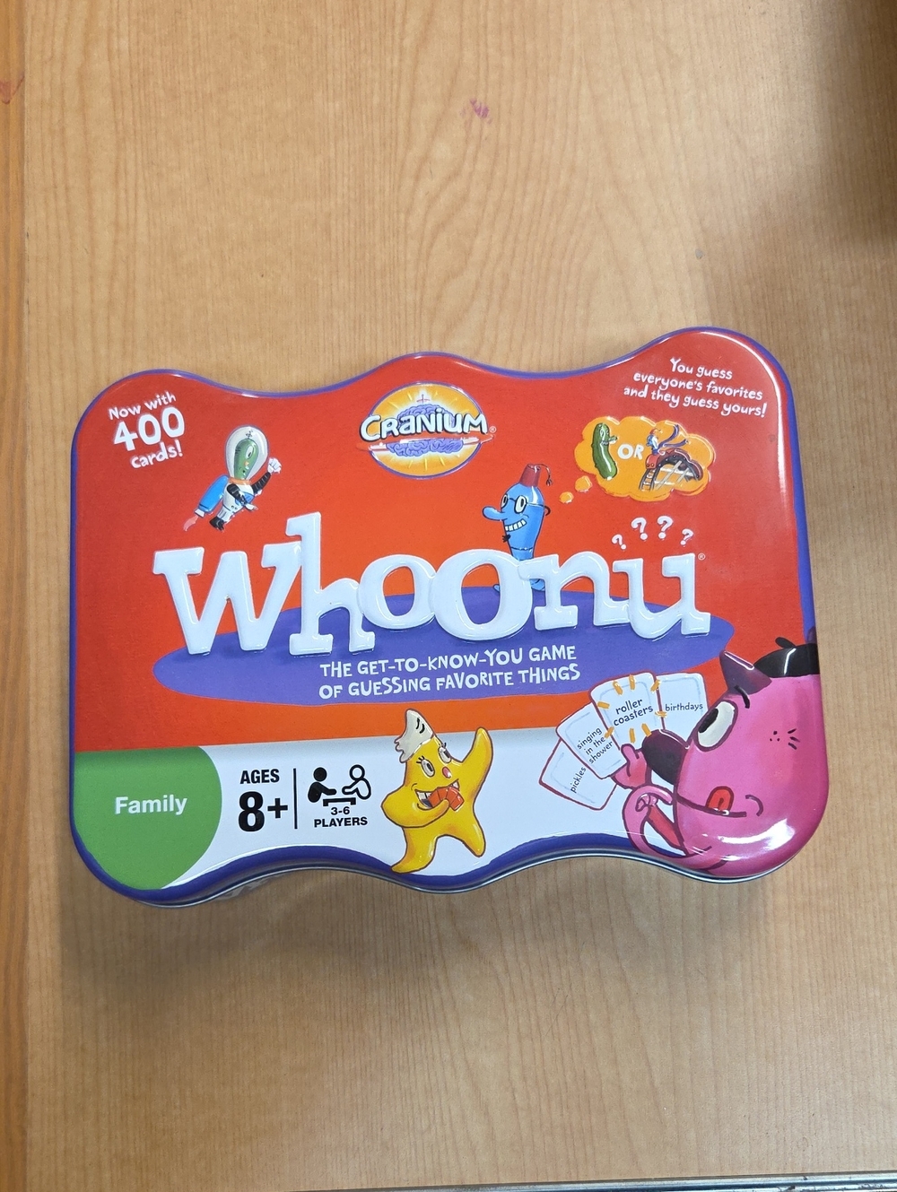 Cranium Whoonu The Get to Know You Game In 2008 Collector's Tin Box Complete